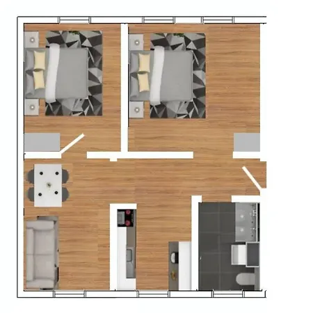 Large And Spacious Apartment, Washing Machine, Wifi&tv *